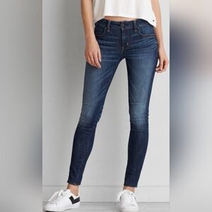 American Eagle Denim Jeggings Skinny Fit Blue Size 4